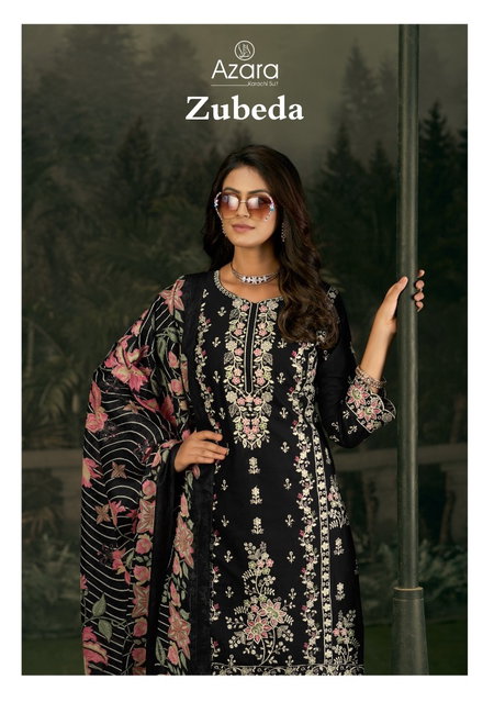 Zubeda By Azara Lawn Cotton Surat Dress Material Wholesale Market